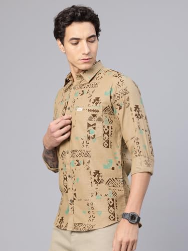Image of Majestic Man Pure Cotton Printed Trendy & Comfortable Casual Shirt