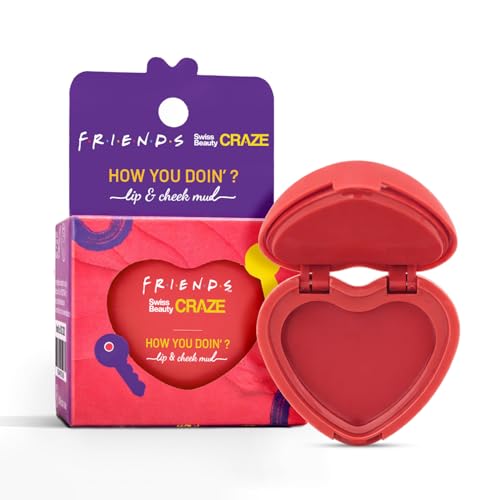 Image of Swiss Beauty Craze How You Doin'? Lip & Cheek Mud | 2-in-1 Lip & Cheek Tint | Rich Pigment | Smooth Texture | Blendable | Infused with Glycerine | 5g, Shade- 1. Playful Pink