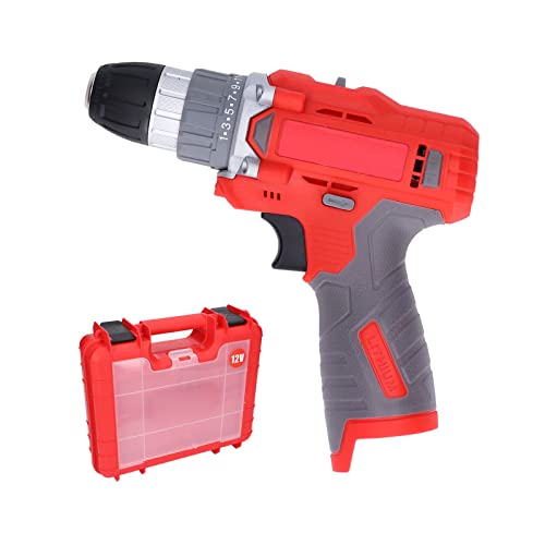 TOOLSGO 12V Cordless Drill Driver Electric Power Drill Multifunctional Impact Wrench Electric Screwdriver for DIY Professional Home Workshop Garage Use