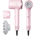 Hair Dryer, Wavytalk Turblow Pro Fast Drying Ionic Hairdryer with Diffuser, High Speed Brushless Motor Blow Dryer with 110,000 RPM, Pro Negative Ions for Reduces Damage, 3 Heat & 3 Speed Settings