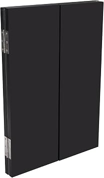 Howard Elliott Collection Tripoli Trifold Vanity Mirror 3 Way TableTop Bedrooms, Bathroom, Makeup Portable Cosmetic & Makeup Mirror with Beveled Edges Tri-fold Mirror, 31 Inch x 21 Inch