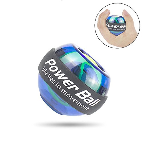 Buy Wisdoman Wrist Ball Gyro Strengthener Ball, Gyroscopic Wrist and Forearm Exerciser, Gyro