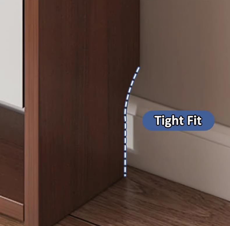 Armoire à chaussures verticale et étroite pour libérer l'espace au sol