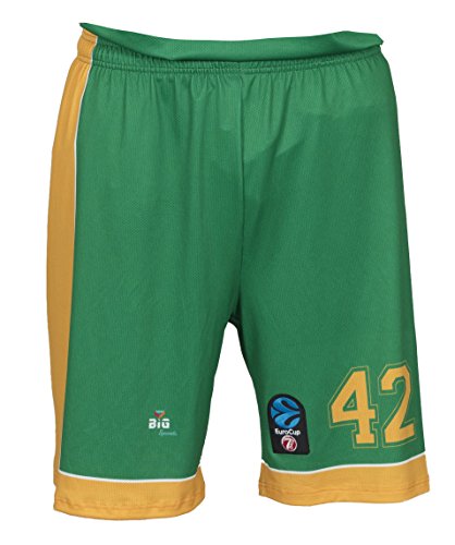 Short de basketball garçon Limoges CSP évacuant la transpiration pour club