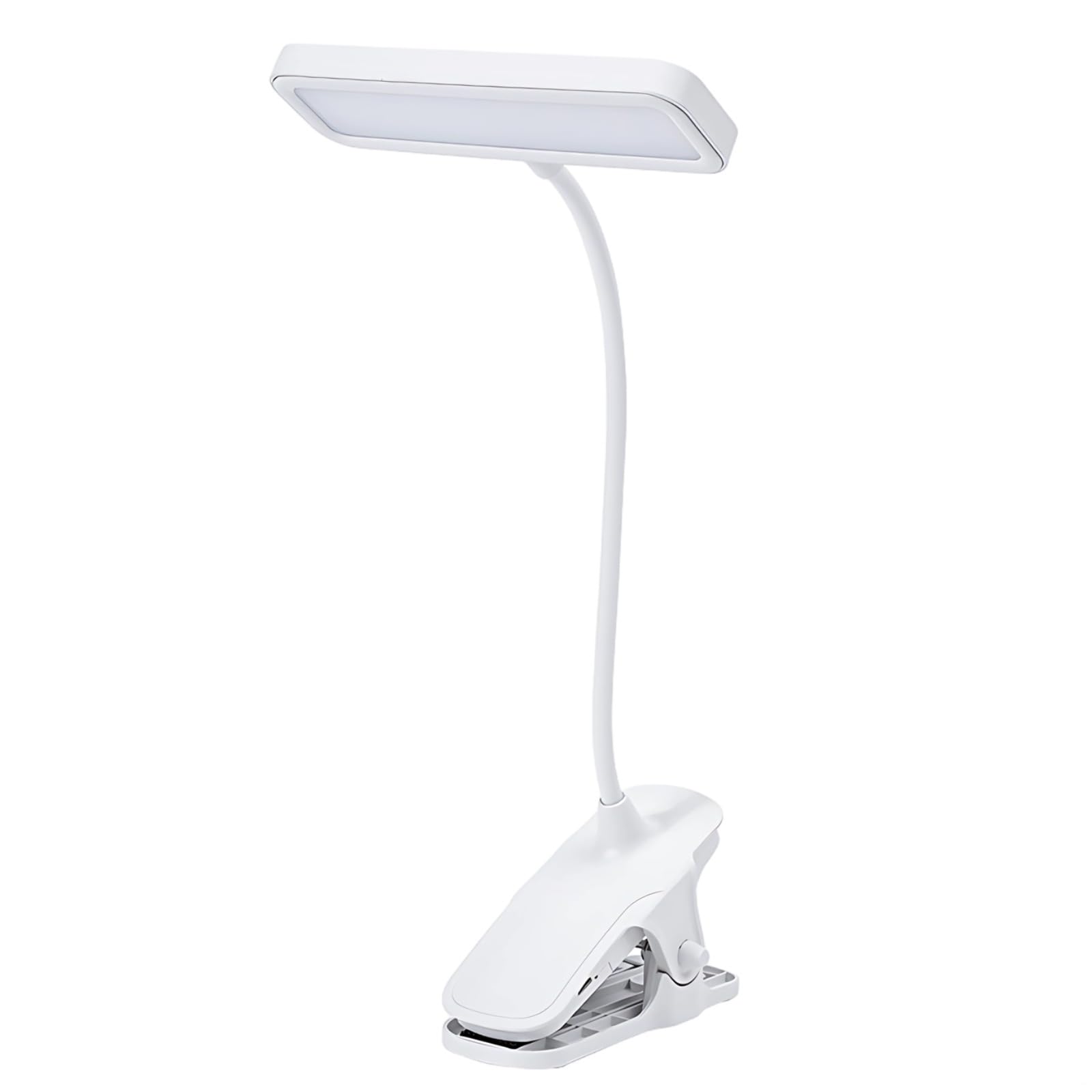 2 Pcs Led Desk Lamp with Clamp, 360° Flexible Gooseneck, Wid