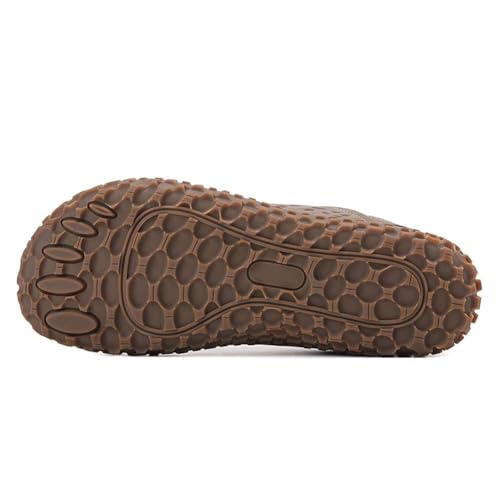 mitvr Mens Low-Top Hiking Shoes | Casual Outdoor Travel Shoes | Leather Fashion Sneakers | Anti-Slip,Comfortable,Light-Weight2