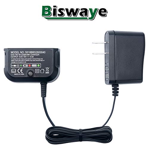 Biswaye 9.6V-18V Multi Volt Battery Charger Compatible With Black & Decker 18V 14.4V 12V 9.6V Nicd Nimh Battery Hpb18-Ope Hpb18 Hpb14 Hpb12 Hpb96 244760-00 A1718 Fs18Fl Fsb18 #TOP1