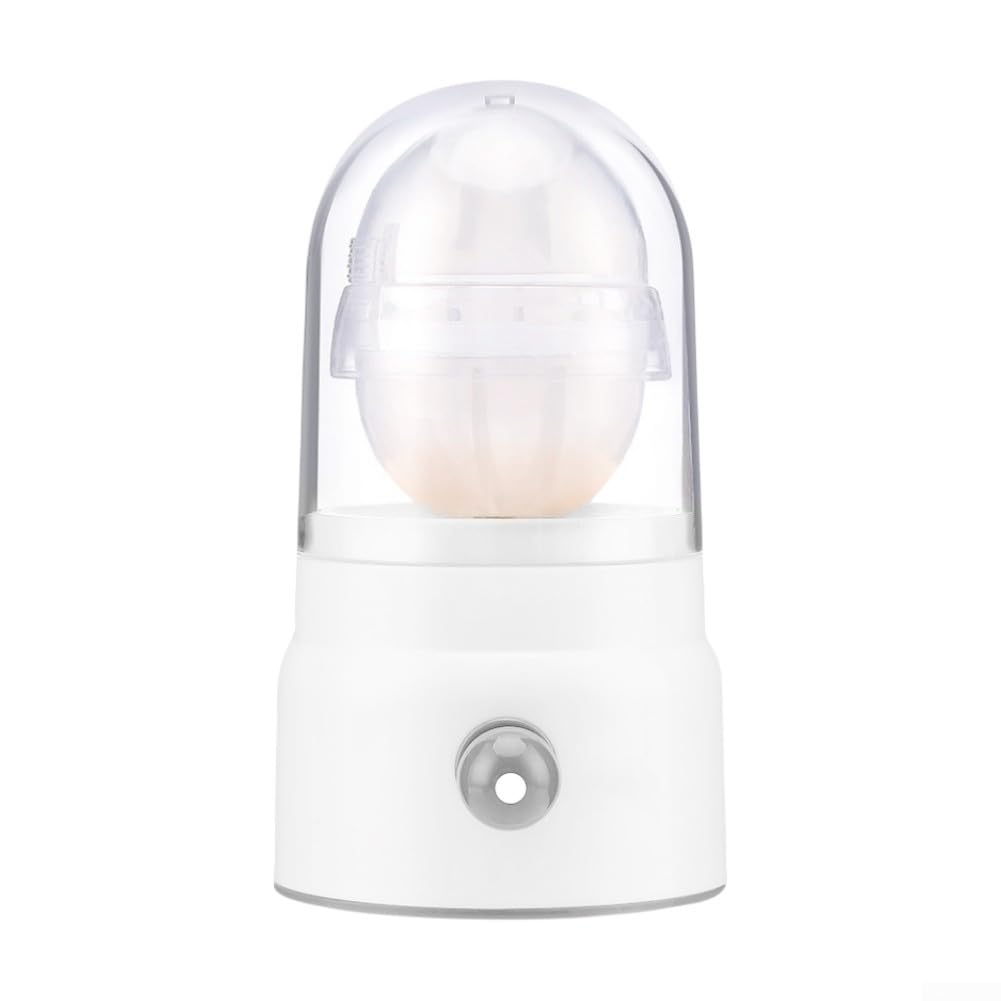 Egg Scrambler Shaker, Egg Scrambler Spinner, Egg Homogenizer Manual Puller, Egg Beater Egg Spinner for Hard Boiled Eggs(White)