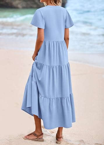 Image of KIRUNDO Summer Maxi Dresses for Women 2026