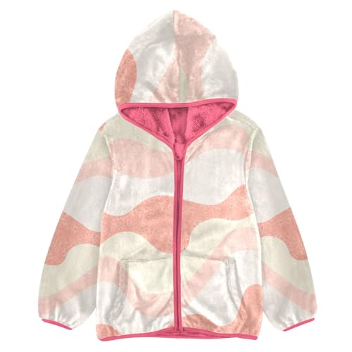 GuoChe Children Fashion Wavy Ocean Boys Sherpa Jacket - Main Image