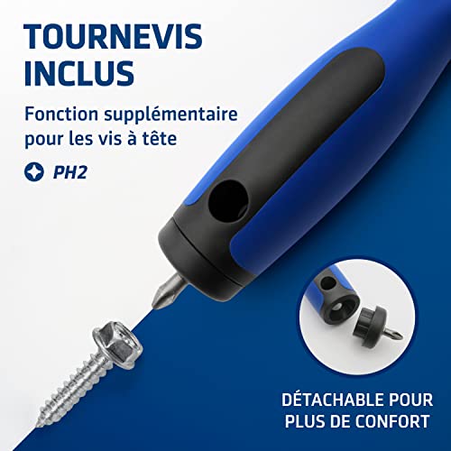 HOGARD Voegvulling Plamuurmes met Ingebouwde Schroevendraaier Gipsplaten Roestvrij Staal Gemaakt in EU, 150 mm (5.9 inch) - Afbeelding 8