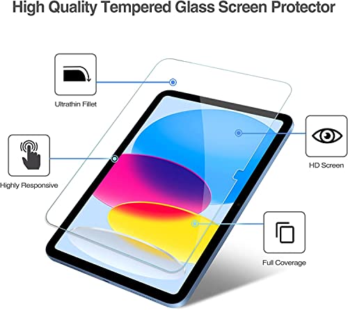 ProElite Premium Tempered Glass Full Screen Protector For Apple Ipad 10Th Generation 10.9 Inch for Tablets - Image 5