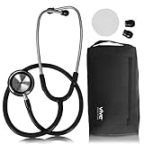 Vive Precision Dualhead Stethoscope - Dual Head Diaphragm Bell for Nurses, ER, Cardiology,...