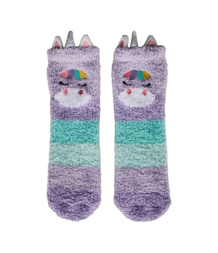 SJ Gang Style Jam Gang Stoppersocken mit Einhorn für Kleinkinder, Antirutschsocken Rutschfeste Socken, für Jungen, Mädchen, 26-34