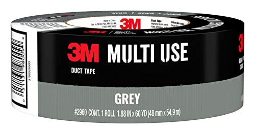 3M Multi-Use Duct Tape For Home & Shop, 1.88 Inches By 60 Yards, 2960-A, 1 Roll #TOP6