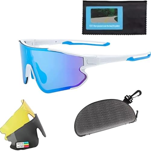 Catálogo de Gafas y accesorios para Mujer - 5 favoritos. 43 Lentes de Ciclismo Polarizados con 3 Lentes Intercambiables – Gafas Deportivas para Hombre y Mujer con Protección UV, Accesorios Pro para Correr, Bicicleta, Montaña y...