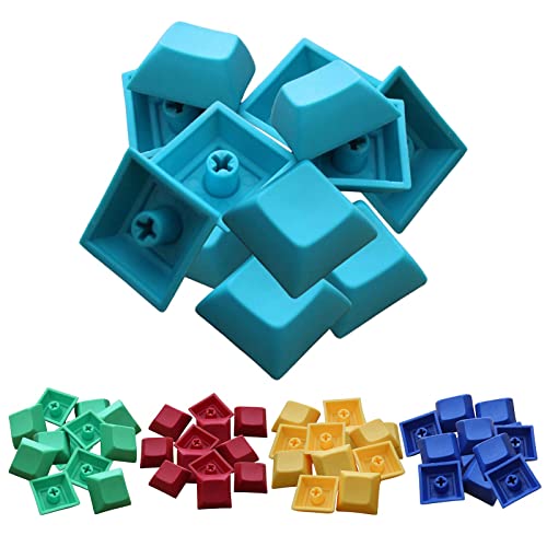 Image of 12Pcs PBT DSA Keycaps Blank for MX Switches Mechanical Keyboard Red Keyboards, Mice & Pointers | Keyboards & Keypads