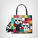 KARL LAGERFELD Women's Maybelle Choupette Satchel, Multi Color Combo, One Size