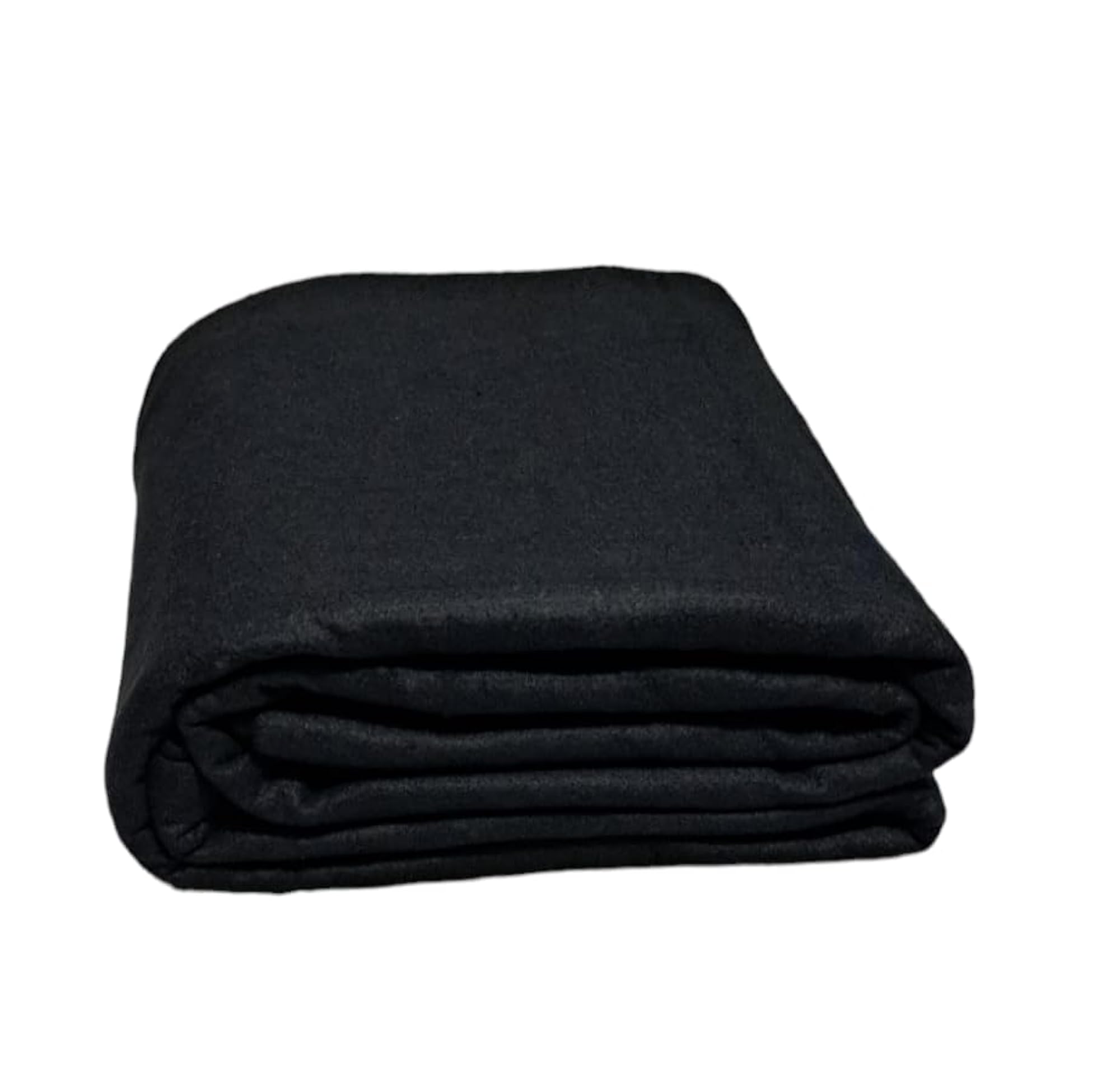 Plain Acrylic Wool Blankets, Black