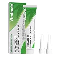 yimimde Natürliche Hämorrhoiden Behandlung für innere & äußere Hämorrhoiden | Schnelle Linderung von Brennen, Schwellungen & Fissuren – Mit Aloe Vera, Vitamin E & Pflanzenextrakten 10g