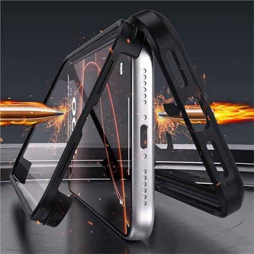 Coque iPhone 17 Pro Max protection intégrale double verre anti-choc gris