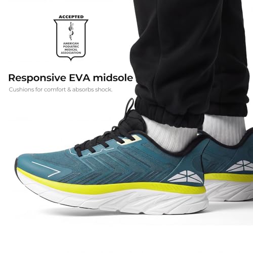 Image of ALLSWIFIT Mens Slip On Walking Shoes Running Sneakers | Comfortable, Tennis, Breathable, Non Slip, Cushion, Lightweight, Athletic, Gym, Workout, Cross Training, Fashion