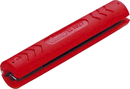 CIMCO 12 1027 dénude-câble avec lame rotative réglable de précision