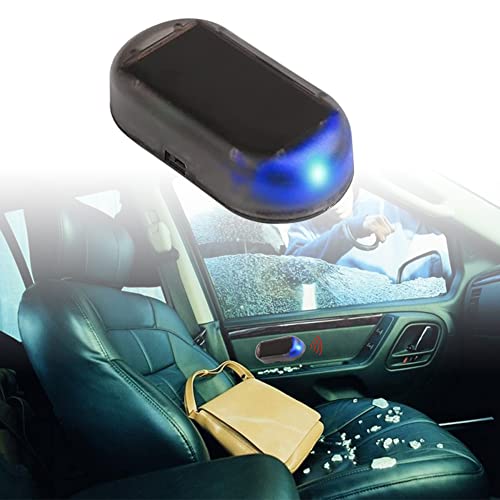 Solar Automotive Alarm LED-Licht - Auto-Alarmanlage mit Anti-Diebstahl-Sicherheitssystem, 1 Stück