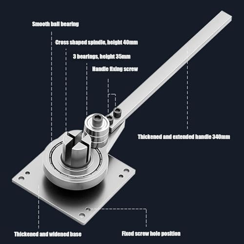Doblador de tubos manual para evitar deformaciones en mangueras 8