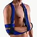Bort 121350 Arm Sling Shoulder Immobilizer, Arm Support Strap and Waterproof Clavicle Immobilizer Brace for Broken Collarbone, Torn Rotator Cuff, Dislocation, AC Separation (Small, Blue)