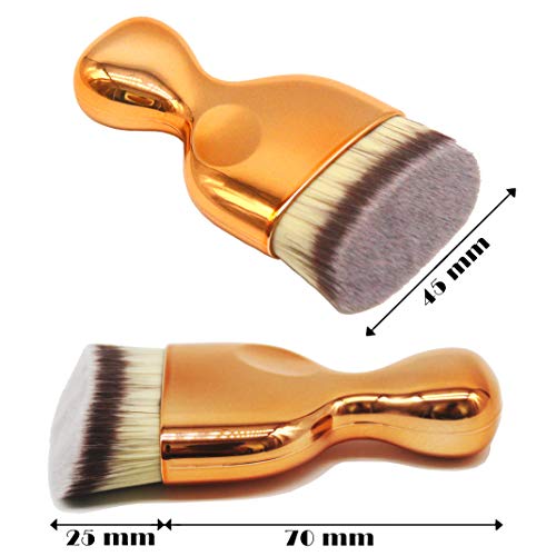 image for OUO Kabuki Foundation Brush, Flat Top Powder Makeup Brush, Premium Qua