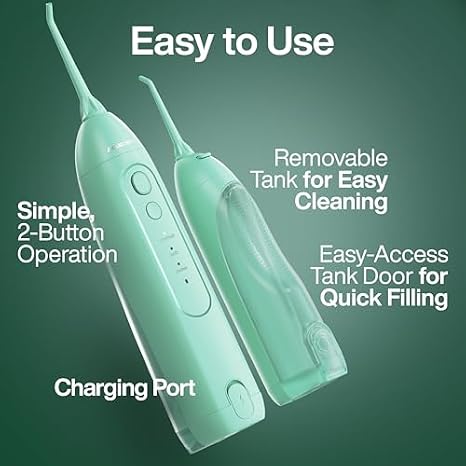 Aquasonic Icon Toothbrush & Water Flosser Bundle (Mint)