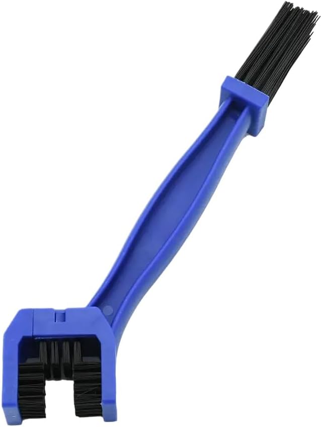 Motorcycle Bike Chain Cleaner Brush Plastic Scrubber Tool Compatible with Cycling Maintenance Compatible With Most Bikes Outdoor Use(Black)