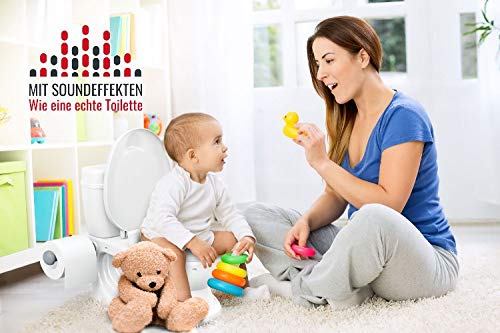 Image secondaire de BABYGO Potty pour tout-petits – Pot pour enfants – Toilettes réalistes pour enfants avec bruit de rinçage – Idéal comme première