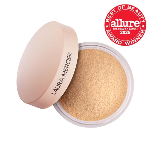 Laura Mercier Translucent Loose Talc-Free Setting Powder Ultra-Blur, 16HR Hydrating Wear, Natural Finish, Hyaluronic Acid-Infused, Normal to Dry & Mature Skin