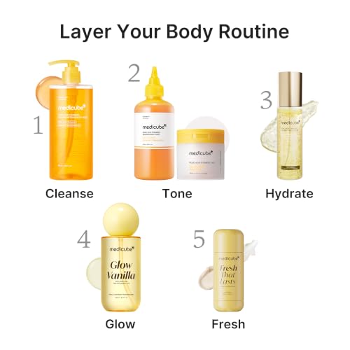 Image of medicube Glow Vanilla Hair & Body Fragrance Mist, 8.45 fl.oz