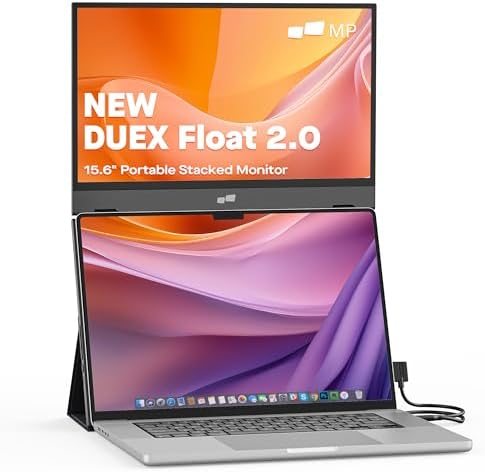New Mobile Pixels Duex Float 2 Portable Stacked Monitor, FHD IPS ...