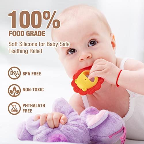 Efoshm Baby Toys 6 To 12 Months, 11Pcs Baby Rattles Toys Set, Newborn Teething Toys 0-6-12 Months, Infant Spin Rattle Musical Toys, Sensory Toy 6 To 12 Months, Early Educational Toys With Storage Box #TOP1