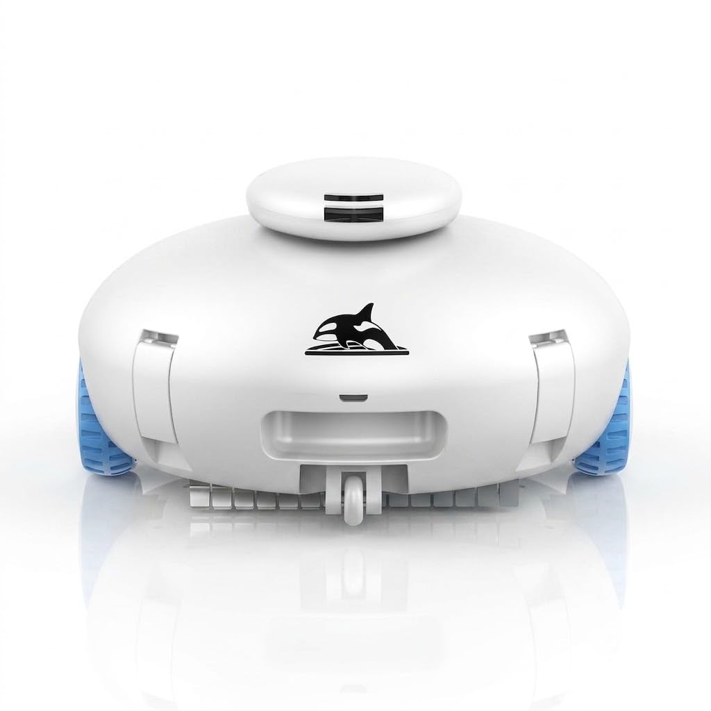 Photo 1 of [2026 New] Cordless Robotic Pool Cleaner, Pool Vacuum with Dual-Layer Filtration, 120-Min Runtime, Auto-Parking, Lightweight Designed for Above-Ground & Inground Pool Flat Pool up to 860 Sq.ft