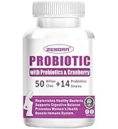 Probiotics for Women 50 Billion CFU, 14 Strains, Supports Digestive, Immune and Women's Health, P...