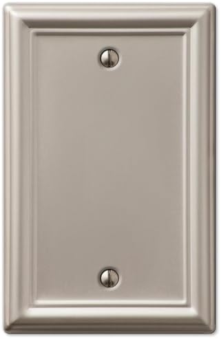 AmerTac 149BBN Amerelle Chelsea Blank Steel Wallplate in Brushed Nickel