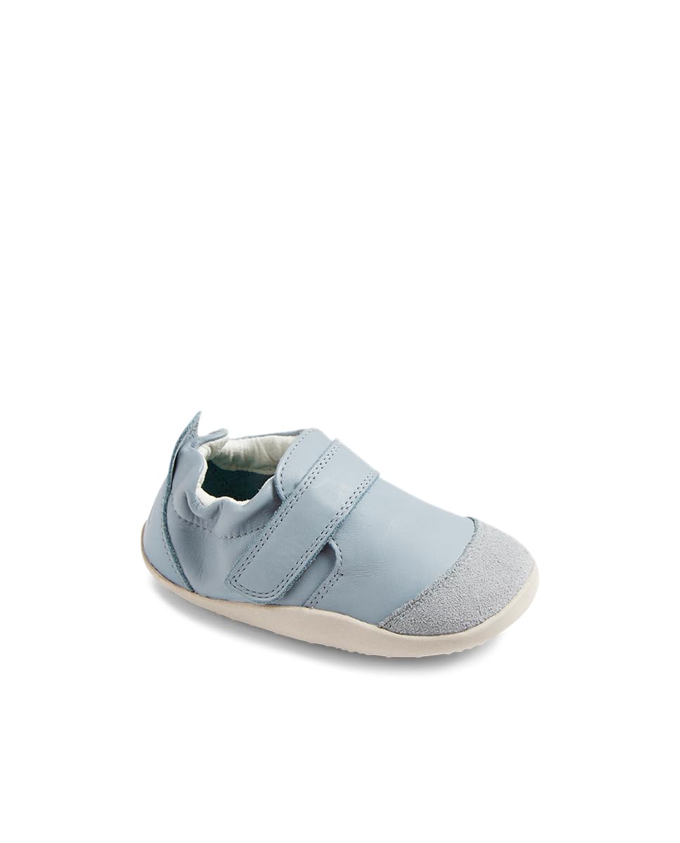 Bobux Xplorer Marvel Arctic with Merino Fleece Pantoufle pour les premiers pas en cuir toile avec semelle EVA