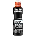 L'Oréal Paris Men Expert 48H Carbon Protect Anti-Perspirant Deodorant for Men, 250ml Pack of 6, Bulk Buy