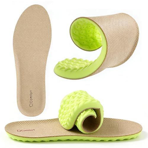 2 Pares de Plantillas de Cuero PU para Hombre y Mujer miniatura 1