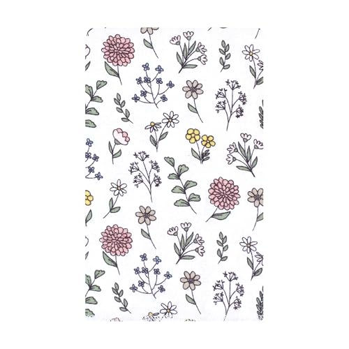 Image of Hudson Baby Unisex Baby Flannel Burp Cloth 10pk, Dandelion Wish, One Size