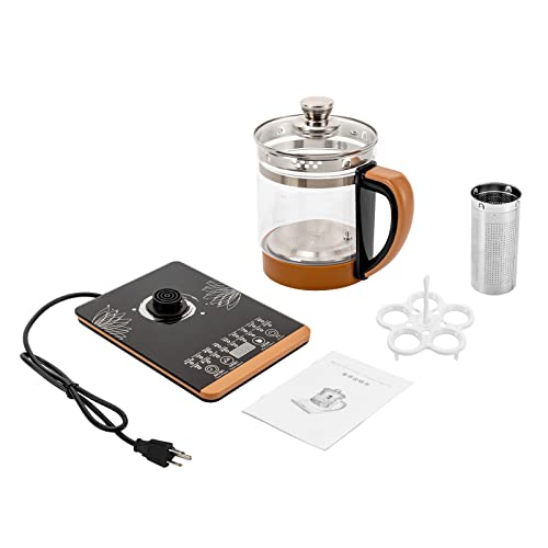 LYNICESHOP Tetera Eléctrica Vidrio 1.8L 800W 18 Menús miniatura 7