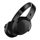 Skullcandy Riff Wireless On-Ear Headphones with Microphone, Bluetooth Wireless, Rapid Charge 12-Hour Battery Life, Foldable, Plush Ear Cushions with Durable Headband, Black (Renewed)