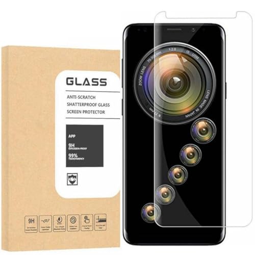 [2Pack] Samsung Galaxy S9 Tempered Glass Screen Protector, TEIROO - 9H Hardness,Anti-Fingerprint,Ultra-Clear,Bubble Free Screen Protector for Galaxy S9