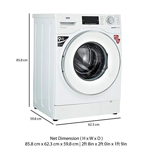 IFB 8.5 kg 5 Star Fully-Automatic Front Loading Washing Machine (EXECUTIVE PLUS VX ID, White, In-Built Heater, 4D Wash technology) - Image 10