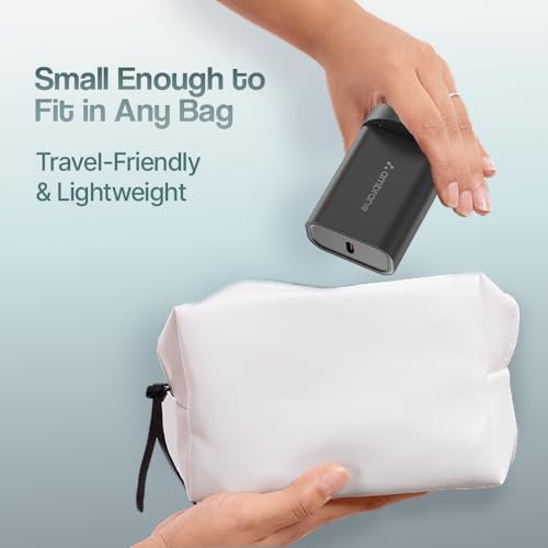 Image of Ambrane 36W Fast GaN Charger, Super Compact iPhone, Macbook Air & Android Smartphones Adapter, PD Technology for Fast Charging, Small Size Perfect for Travels For all Type C Devices (Charge i36,Black)